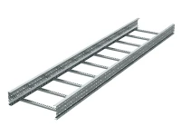 Лоток лестничный 200x500, лонжерон 1,5 мм, L 6 м, горячий цинк