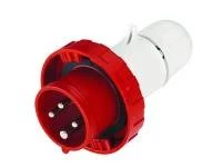 Вилка кабельная с безвинтовыми клеммами IP67 16A 3P+E+N 400В