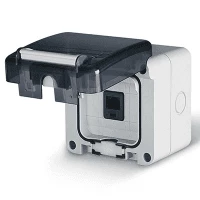 Розетка RJ 45, настенная