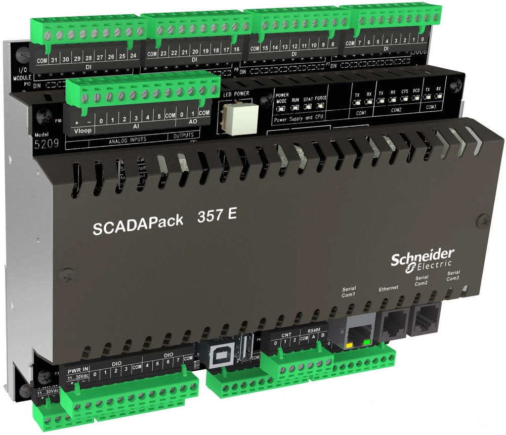 SCADAPack 357 RTU,1 газ&жид поток,IEC61131,24В,ATEX