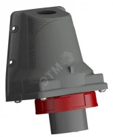 Вилка для монтажа на поверхность Easy&Safe 232EBS6W,32A,2P+E,IP67,9ч