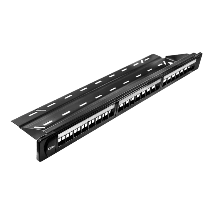Модульная патч-панель для Keystone Jack 19", под 24 модуля, UTP, 1U