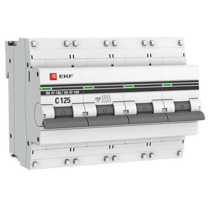 Автоматический выключатель 4P 32А (D) 10kA ВА 47-100 EKF PROxima mcb47100-4-32D-pro mcb47100-4-32D-pro