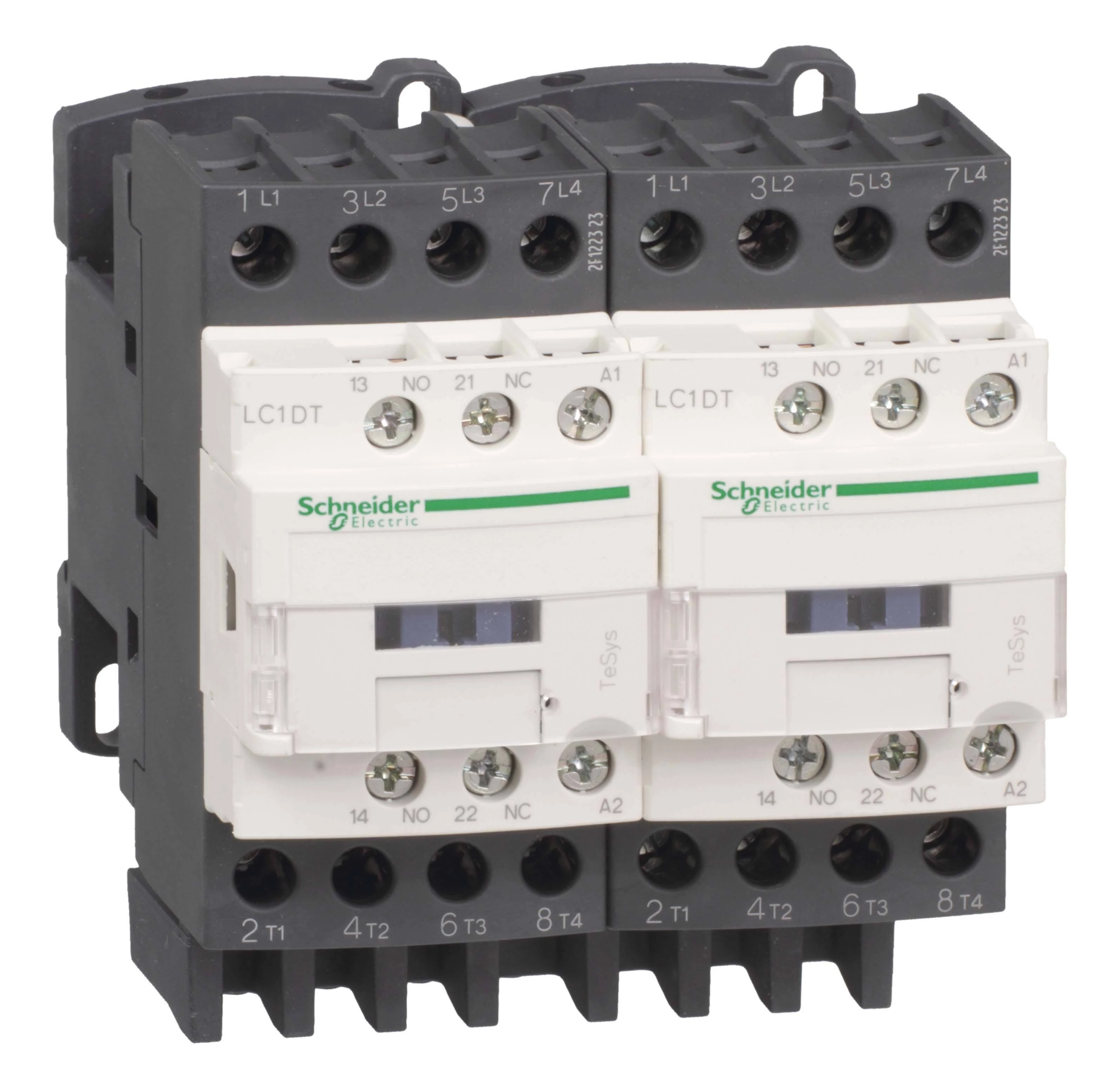 КОНТАКТОР РЕВЕРСИВНЫЙ 4P(4НО),АС1 25 А,НО+НЗ,24V DС,ОГРАНИЧИТЕЛЬ ПЕРЕНАПРЯЖЕНИЯ