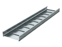 Лоток листовой неперфорированный 200x400, лонжерон 2 мм, L 6 м, горячий цинк