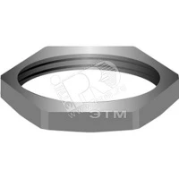 Гайка металлическая стопорная EMMU12 для M12