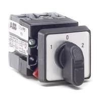 Переключатель OMURR3PB 3-х поз,(1R-0-2R) (трехуровневый) 10 А РФ