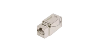 Модуль-вставка NIKOMAX типа Keystone, Кат.5е (Класс D), 100МГц, RJ45/8P8C, самозажимной, T568A/B, полный экран, металлик - гарантия: 5 лет расширенная / 25 лет системная