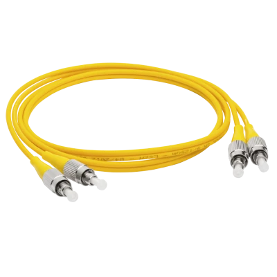 Патч-корд оптический LANMASTER, LSZH, дуплексный, FC/APC-FC/UPC, SM, 1.0 м