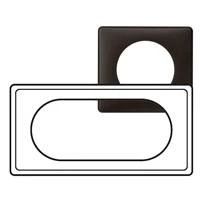 CLN2 Рамка 2п wide Чер.перкаль