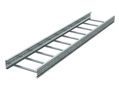 Лоток лестничный 200x200, лонжерон 2 мм, L 6 м, горячий цинк