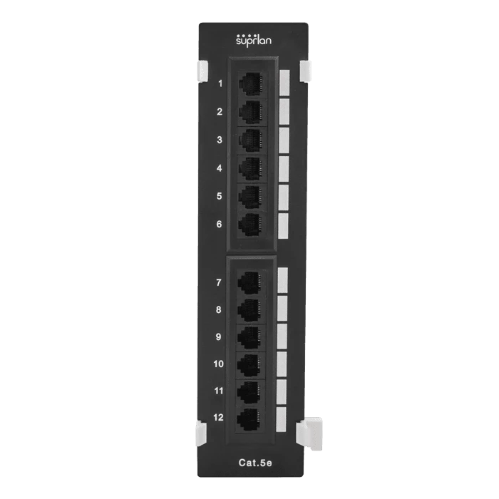 Патч-панель настенная 12хRJ-45, UTP, Cat.5e