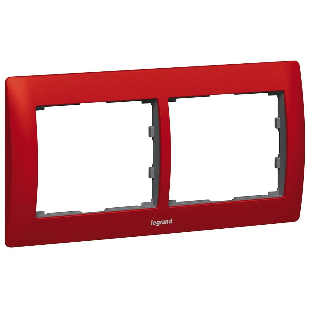 Рамка 2п гор Magic Red GL