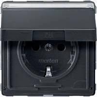МЕХ-М РОЗЕТКИ С КРЫШК. И ПОЛЕМ ДЛЯ НАД. MTN2312-7214