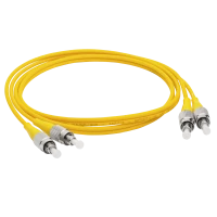 Патч-корд оптический LANMASTER, LSZH, дуплексный, FC/APC-FC/UPC, SM, 2.0 м