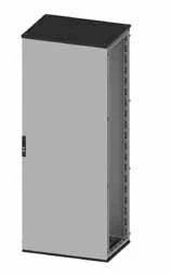 Сборный шкаф CQE, с дверью и задней панелью, 1800x600x600 мм
