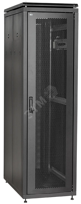 ITK Шкаф сетевой 19" LINEA N 47U 600х1000 мм перфорированная передняя дверь черный