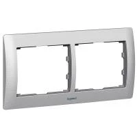 Рамка 2п гор Br.Aluminium GL