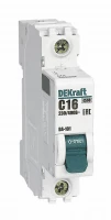 Авт. выкл. 1Р 63А х-ка D ВА-101 4,5кА DEKraft
