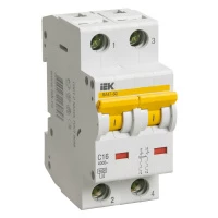 Авт.выкл. ВА 47-60 2Р 3А 6 кА х-ка С IEK