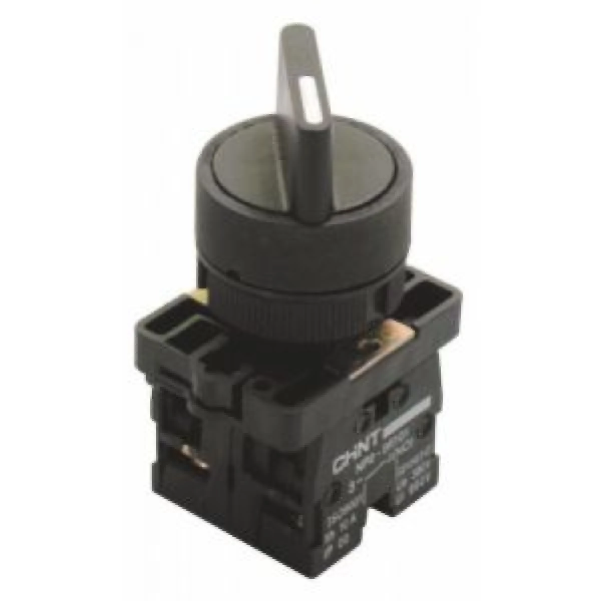 Переключатель NP2-EG21, 2 положения с фиксацией, 1НО IP40 (CHINT)
