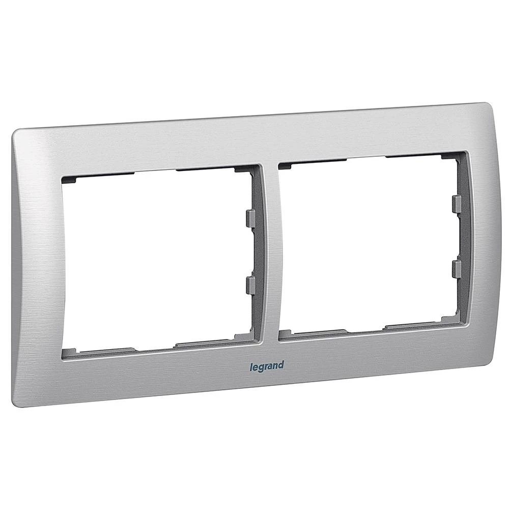 Рамка 2п гор Br.Aluminium GL