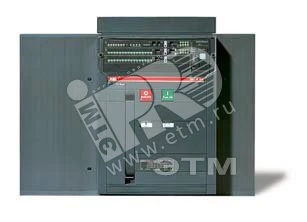 Выключатель автоматический постоянного тока, выкатной E4H 3200 PR122/DC In=3200A 3p W MP, PR120/V к верхним выводам + 10 доп, контактов