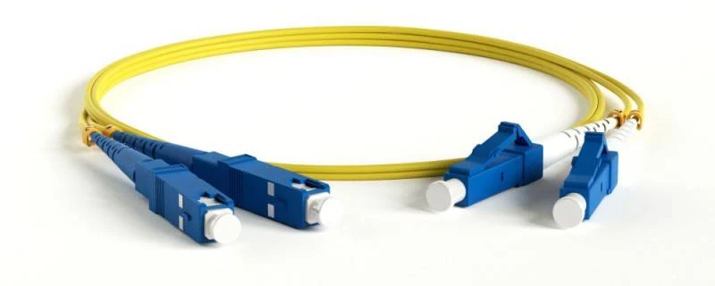 Патч-корд волоконно-оптический (шнур) SM 9/125 (OS2), LC/UPC-SC/UPC, 2.0 мм, duplex, LSZH, 3 м Hyperline