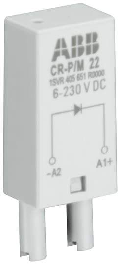 Варистор и светодиод зеленый CR-P/M-62DV 24-60B AC/DC для реле CR-P, CR- M