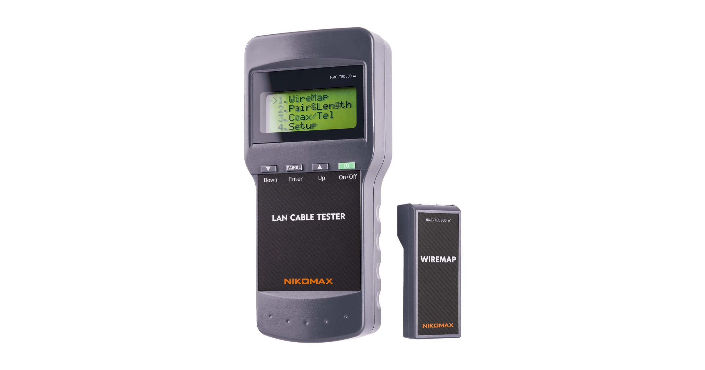 Кабельный тестер NIKOMAX с LCD дисплеем, UTP/STP, RJ45, с функцией измерения длины