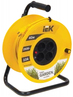 Катушка УК40 с т/з 4 места 2Р/40м 2х1,0 мм2 "Garden"