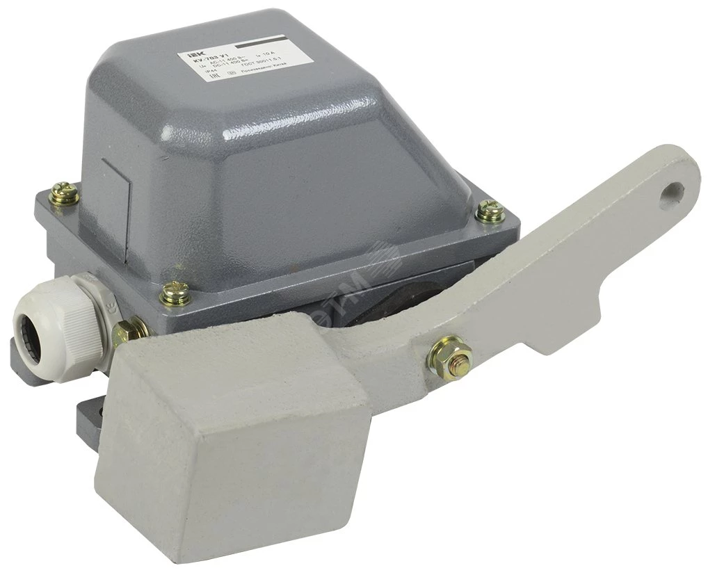 КУ-703 У1, рычаг с грузом, 10А, IP44, 2 эл. цепи, б/п IEK