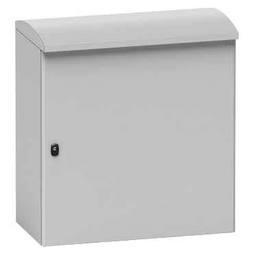 Шкаф внешн. Outdoor S3D HD858x600x330 mm ral7035 IP66 IK10 крыш+змк.с дв. бор.