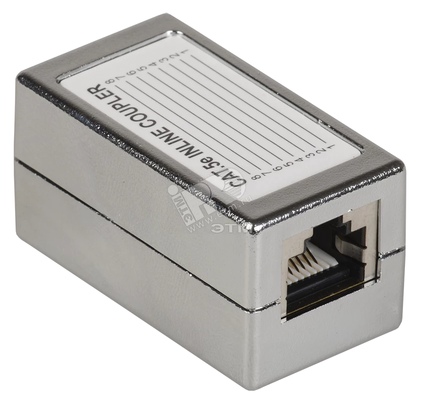ITK Проходной адаптер кат.5E FTP, тип RJ45-RJ45