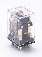 Промежуточное реле 2 контакта с индикацией LED 5А 12В AC ПР-1