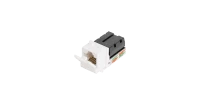 Модуль-вставка NIKOMAX типа Keystone, Кат.5е (Класс D), 100МГц, RJ45/8P8C, 110/KRONE, T568A/B, неэкранированный, белый - гарантия: 5 лет расширенная / 25 лет системная