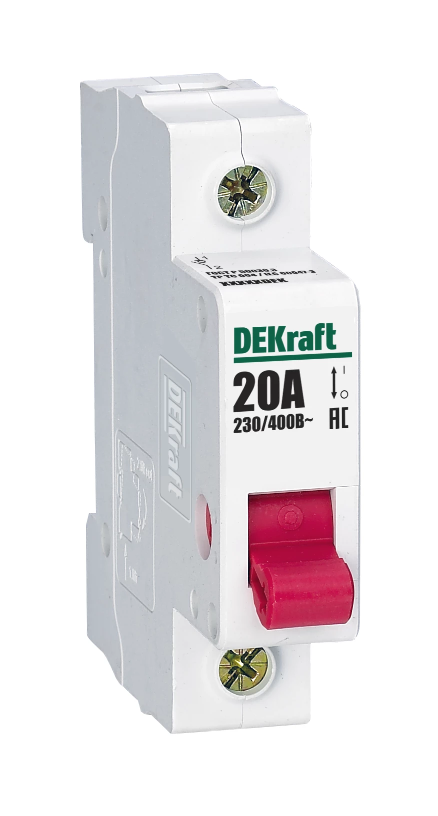 Выкл. нагр. 1Р 20А ВН-102 DEKraft