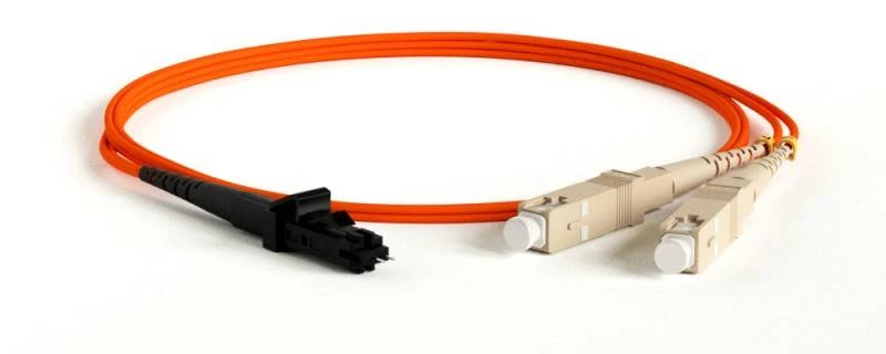 Патч-корд волоконно-оптический (шнур) MM 50/125, SC-MTRJ(мама), duplex, LSZH, 2 м Hyperline