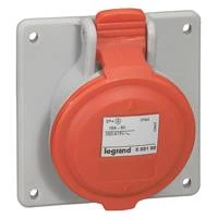 Розетка встр. 16А 3К+З 380В IP44