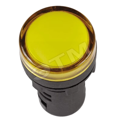 Лампа AD16DS(LED)матрица d16мм желтый 24В AC/DC ИЭК