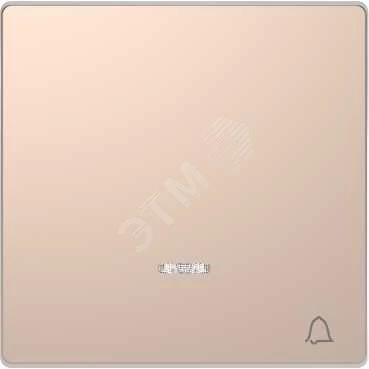 D-Life КЛАВИША с линзой для LED модуля, сим. звонок, ШАМПАНЬ, SD