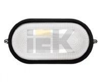 Светильник НПП1401 белый/овал 60Вт IP54 ИЭК