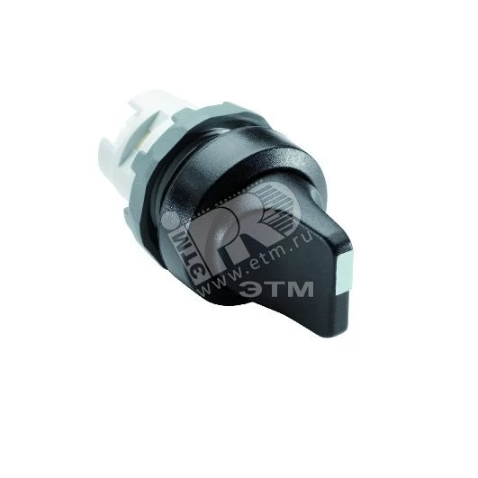 Переключатель M2SS1-20B (короткая ручка) черный 2-х позиционный без подсветки (только корпус) 45# с фиксацией