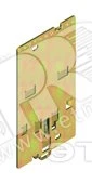 Монтажная плата для крепления на рейке DIN50022 A1-A2