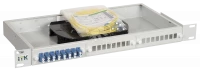 ITK 1U кросс укомплектованный: SC (Simplex) 4шт; (OS2)