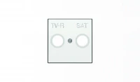Накладка для TV-R-SAT розетки, серия SKY, цвет альпийский белый