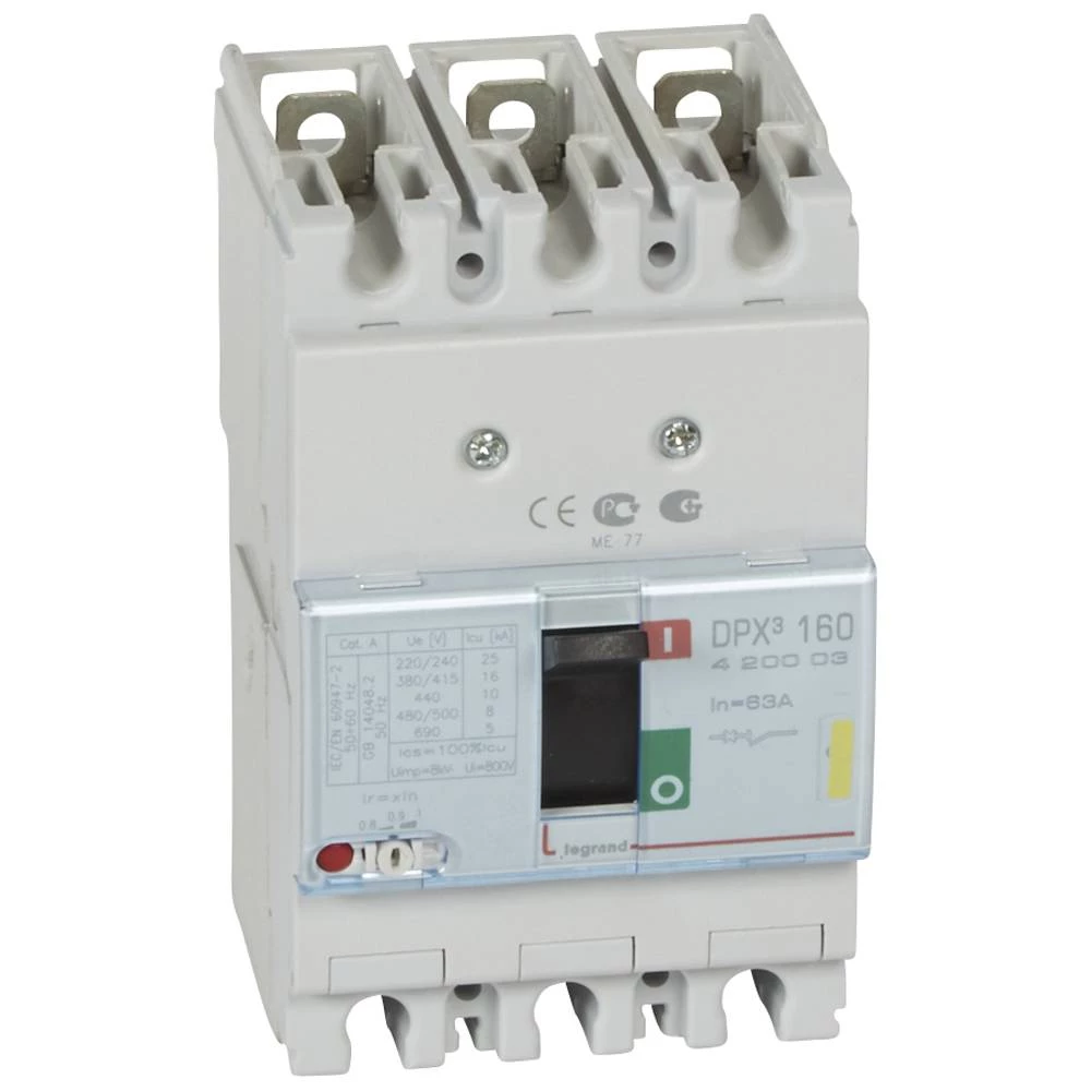 АВТ.ВЫКЛ.DPX³ 160 3P 63А 16kA