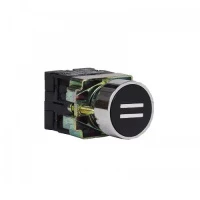 Кнопка управления NP2-BA2365 с маркировкой, 1НО +1НЗ IP40 (CHINT)