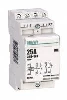Модульный контактор 3НО+1НЗ 25А 230В МК-103 DEKraft