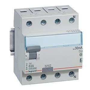 УЗО четырехполюсное TX3 4П 40A 30MA -AC